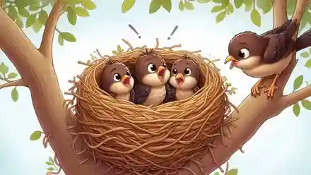 حكاية الاطفال : العصفور الذي لم يُجرب الطيران