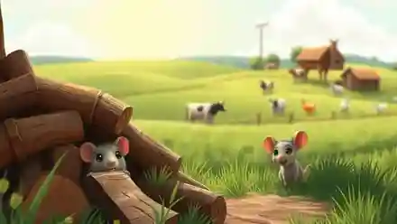 حكايات الاطفال : الفأر الشجاع