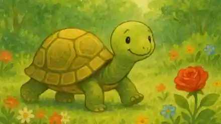 حكايات الاطفال : السلحفاة والوردة – سُلى والسر الأحمر