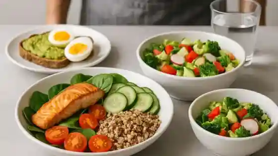 اكلات للرجيم فطور وغداء وعشاء جدول اكل وجبات دايت سريعة سهلة