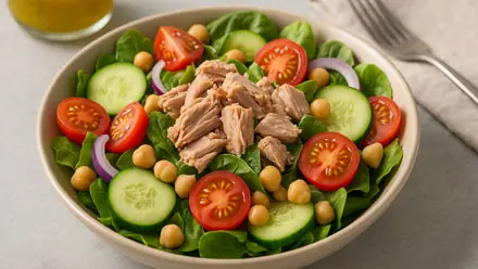 صورة توضيحية لسلطة التونة الصحية